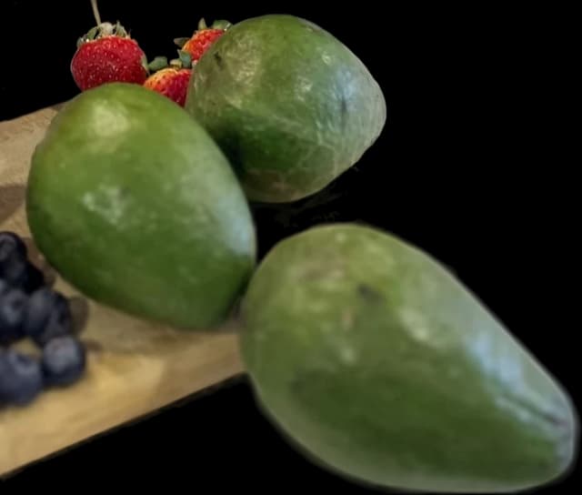 Aguacates y fresas